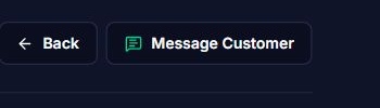Current ContractorDesk customer detail header action to open Conversations; all contact and account details excluded.