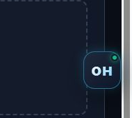 OmniHorizon published Store 1.0.18.0 scanner view cropped to the floating OH assistant button at the right edge; customer records are absent.