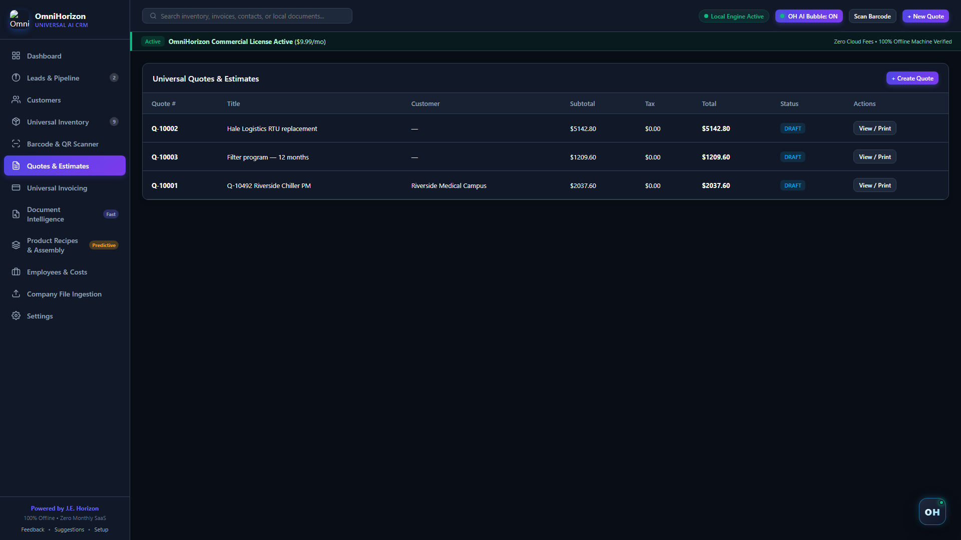 Quotes and Invoices Commercial Suite